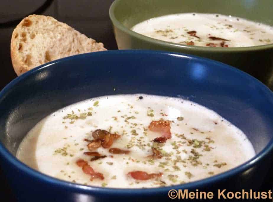 Kartoffelsuppe mit Steinpilzen - potato soup with boletus - Meine ...