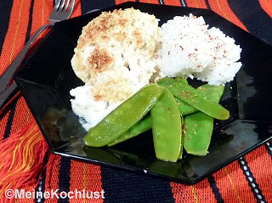 Fischgratin mit Mandelsauce - au gratin fish with almond sauce - Meine ...