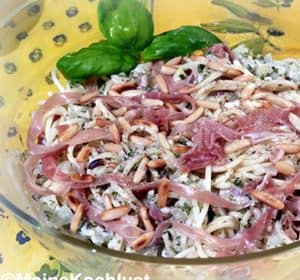 Spaghetti-Schinken-Salat