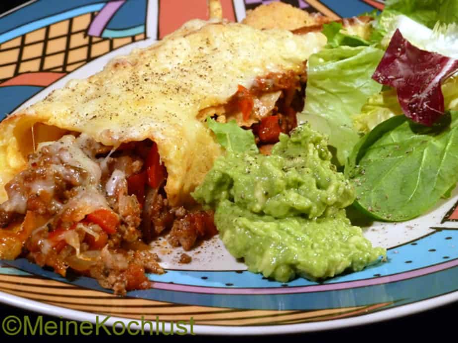 Mexikanische Tortillas mit Hackfleischfüllung - Meine Kochlust - Meine ...