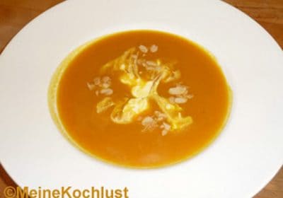 Kürbissuppe mit Ingwer