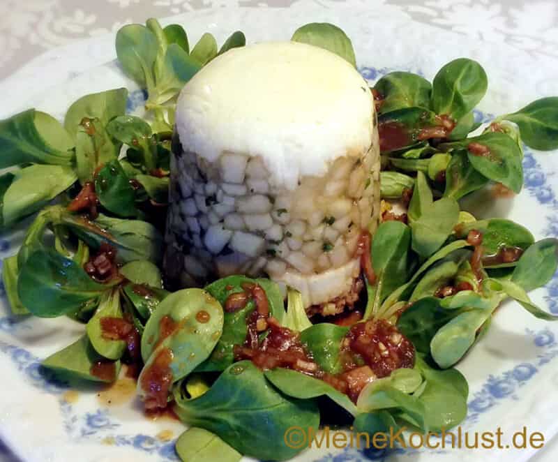Mozzarella-Törtchen mit Birnen-Basilikum-Tatar – Meine Kochlust – Meine ...